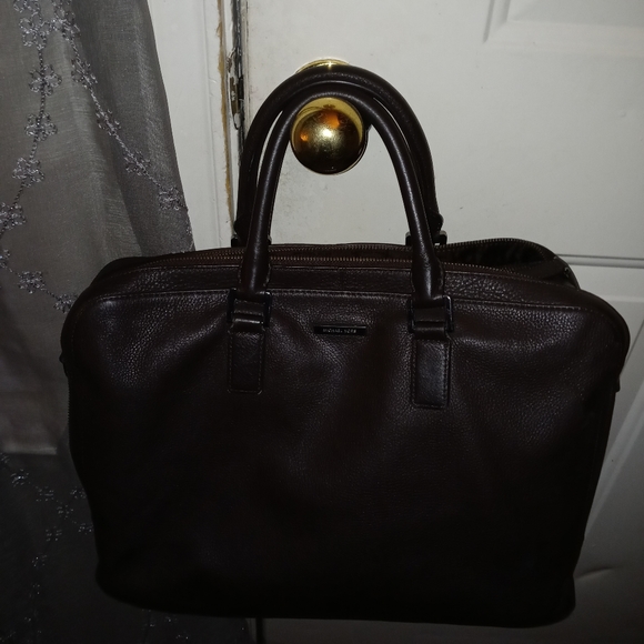 LEATHER COMPUTER BAG BY MICHAEL KORS(UNISEX) - Picture 2 of 11